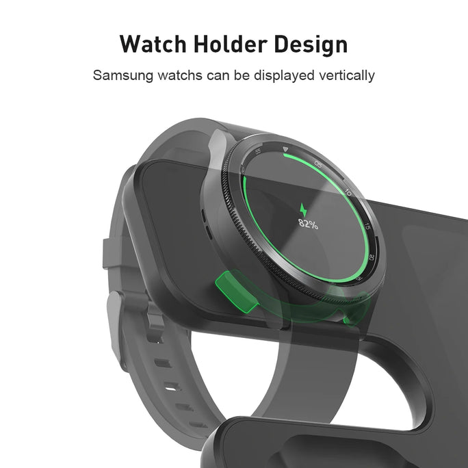 3 in 1 Wireless Charger Stand for Samsung Galaxy S24 S23 Ultra Note Qi Fast Charging Dock Station Watch 7 6 5Pro Holder Buds Pro