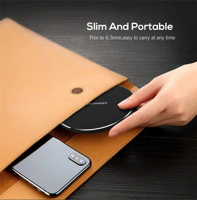 Wireless Charger USB C Fast Charging Pad Station Quick Charge QC 3.0 For iPhone 14 13 12 11 XS XR X 8 Samsung S22 S21 S20 S9