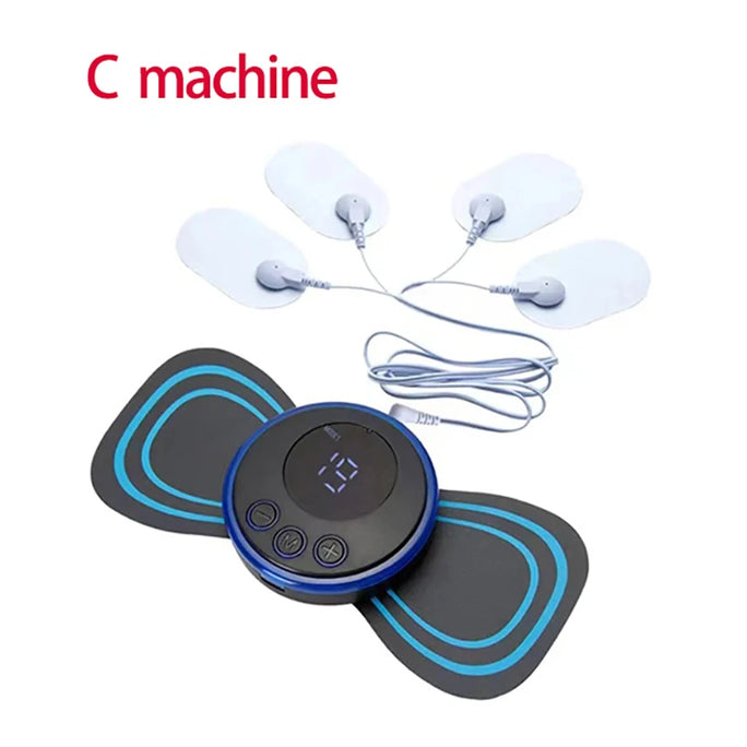 Cervical Spine Massage Sticker Charging Version Neck Massage Relaxation Relief Fatigue Meridian Massager Intelligent Portable