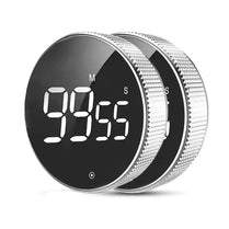 1/2pcs Digital Kitchen Timers Visual timers Large LED Display Magnetic Countdown Countup Timer for Classroom Cooking Fitness