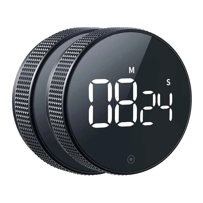 1/2pcs Digital Kitchen Timers Visual timers Large LED Display Magnetic Countdown Countup Timer for Classroom Cooking Fitness