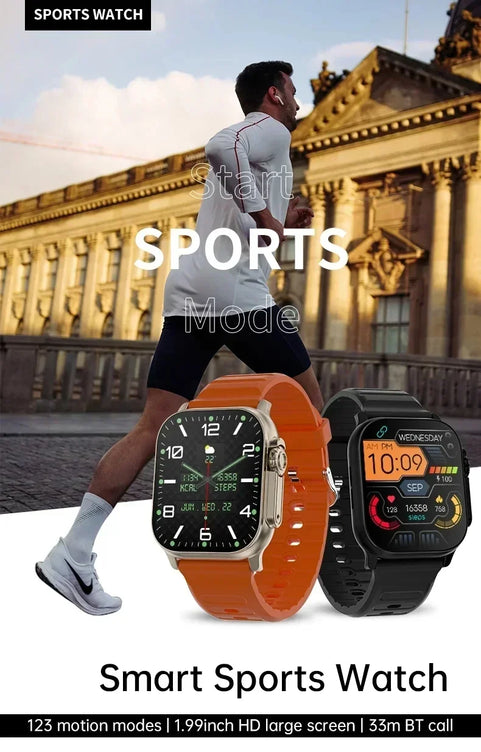 Original T800 Ultra Smart Watch 2024 49mm Men Women Bluetooth Call BT Music Sport Wireless Charging Smartwatch For Android IOS