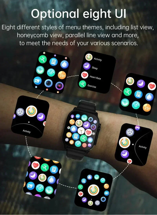 Original T800 Ultra Smart Watch 2024 49mm Men Women Bluetooth Call BT Music Sport Wireless Charging Smartwatch For Android IOS