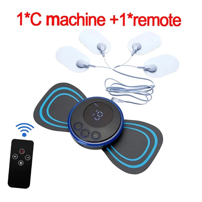 Cervical Spine Massage Sticker Charging Version Neck Massage Relaxation Relief Fatigue Meridian Massager Intelligent Portable