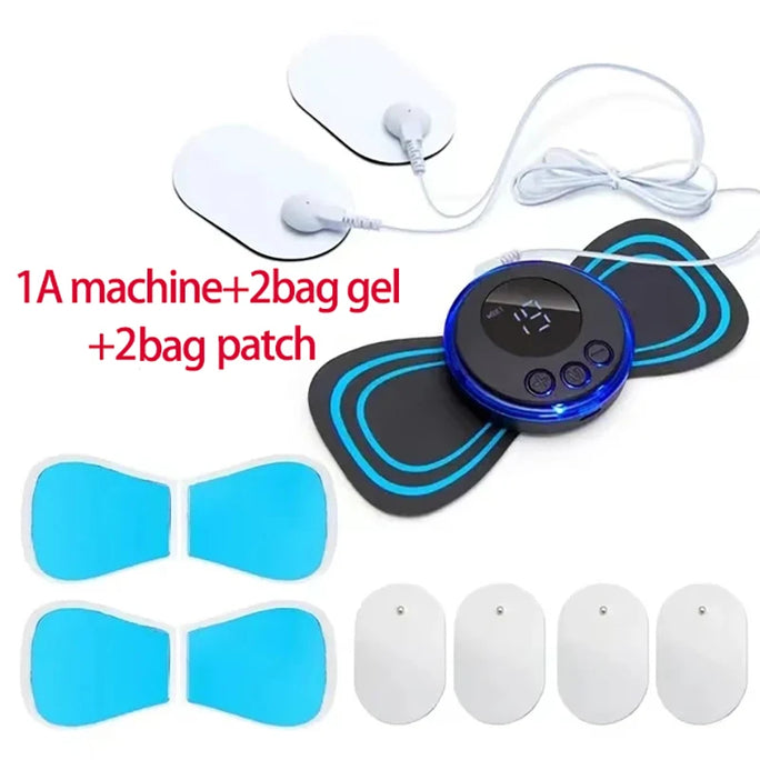 Cervical Spine Massage Sticker Charging Version Neck Massage Relaxation Relief Fatigue Meridian Massager Intelligent Portable