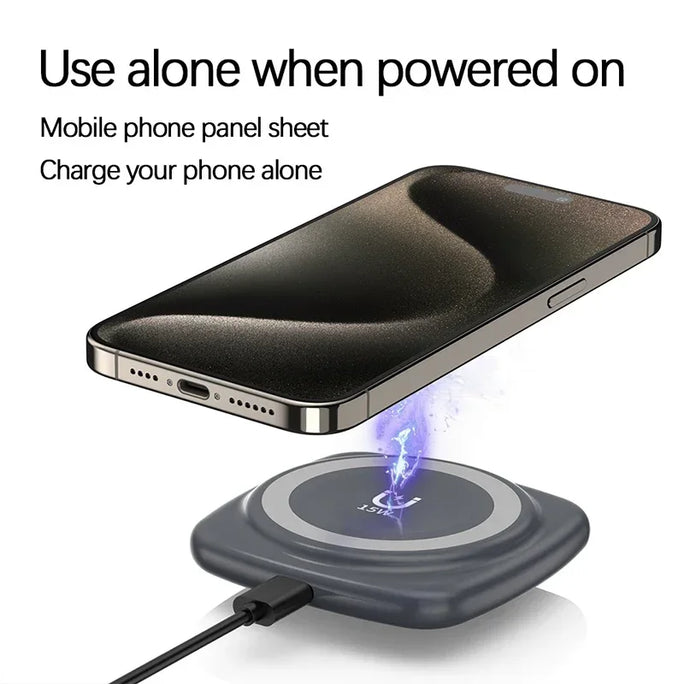Magnetic Wireless Charger 3 in 1 for Apple Device Portable 15W Fast Charging Station for iPhone 14 13 12 Pro iWatch 8 7 Airpods