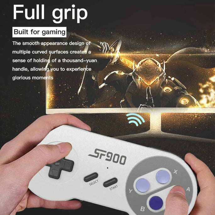 SF900 retro console built-in 5000 games SNES wireless video game console HDMI compatible HD playback console