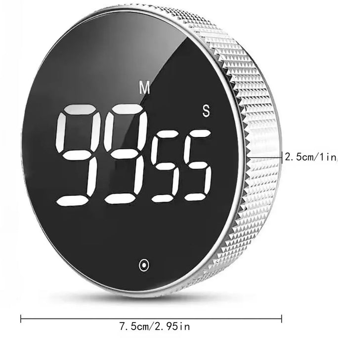 1/2pcs Digital Kitchen Timers Visual timers Large LED Display Magnetic Countdown Countup Timer for Classroom Cooking Fitness