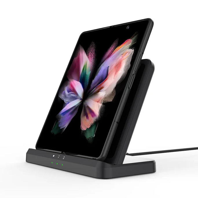 3 in 1 Wireless Charger Stand for Samsung Galaxy S24 S23 Ultra Note Qi Fast Charging Dock Station Watch 7 6 5Pro Holder Buds Pro