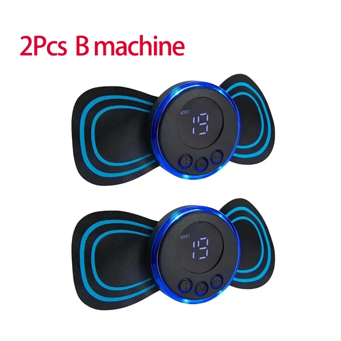 Cervical Spine Massage Sticker Charging Version Neck Massage Relaxation Relief Fatigue Meridian Massager Intelligent Portable