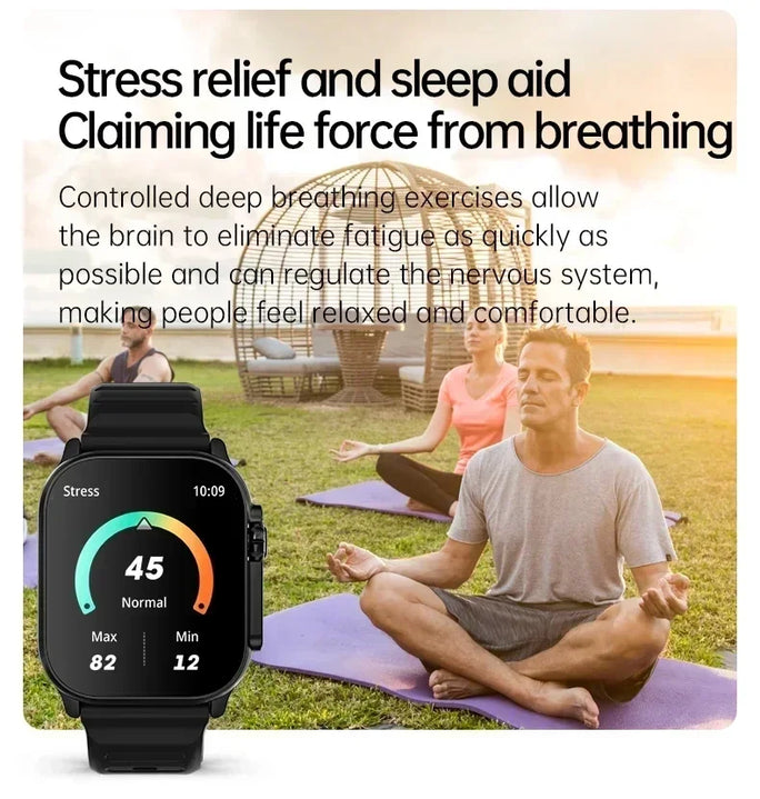 Original T800 Ultra Smart Watch 2024 49mm Men Women Bluetooth Call BT Music Sport Wireless Charging Smartwatch For Android IOS