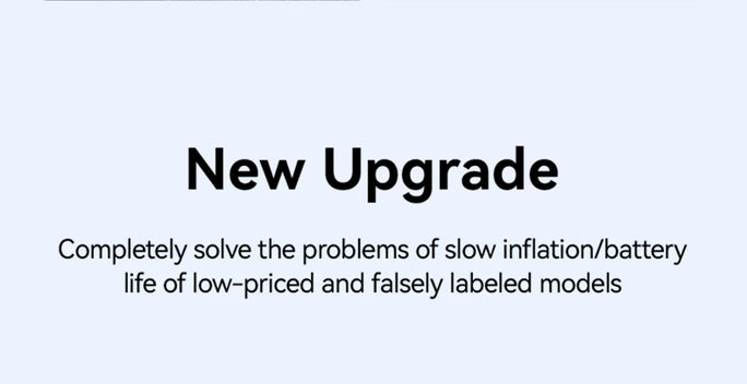 Joyroom Portable Car Air Pump 30W Double Cylinder Car Tire Inflator Wireless Electric Motorcycle Inflatable Pump For Car Bike